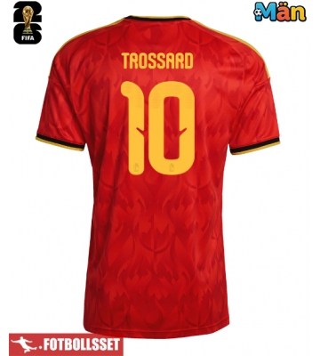 Belgien Leandro Trossard #10 Hemmatröja VM 2026 Kortärmad